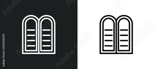 halakha icon isolated in white and black colors. halakha outline vector icon from religion collection for web, mobile apps and ui.