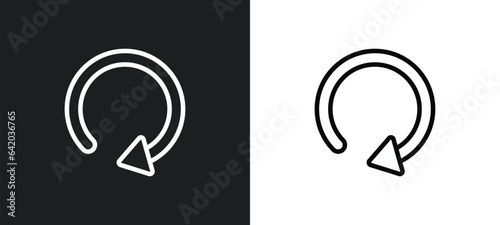 back up icon isolated in white and black colors. back up outline vector icon from user interface collection for web, mobile apps and ui.