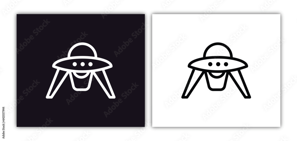 ufo flying icon isolated in white and black colors. ufo flying outline vector icon from astronomy collection for web, mobile apps and ui. ufo flying icon isolated in white and black colors. ufo flying outline vector icon from astronomy collection for web, mobile apps and ui.