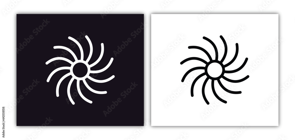milky way icon isolated in white and black colors. milky way outline vector icon from astronomy collection for web, mobile apps and ui.