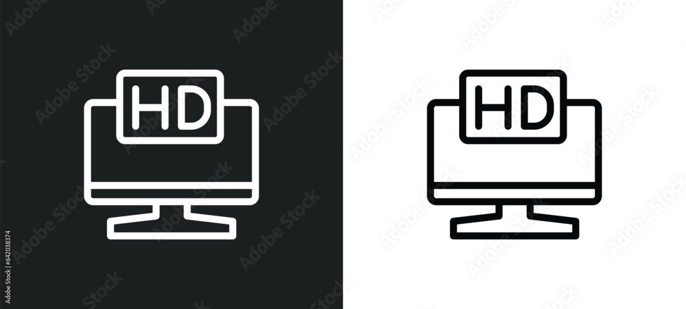 3d television icon isolated in white and black colors. 3d television outline vector icon from cinema collection for web, mobile apps and ui. 3d television icon isolated in white and black colors. 3d television outline vector icon from cinema collection for web, mobile apps and ui.