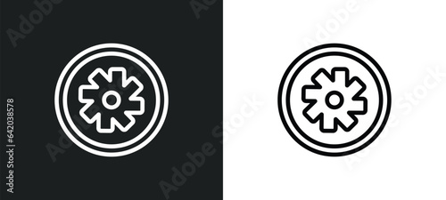 turbine icon isolated in white and black colors. turbine outline vector icon from electronic devices collection for web, mobile apps and ui.