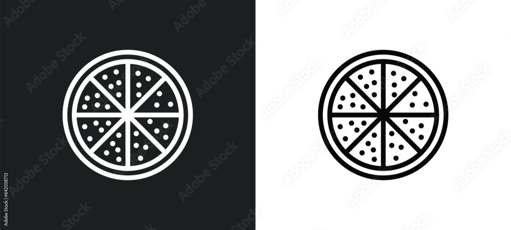 cong you bing icon isolated in white and black colors. cong you bing outline vector icon from food and restaurant collection for web, mobile apps and ui.