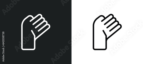 revolution icon isolated in white and black colors. revolution outline vector icon from meteorology collection for web, mobile apps and ui.