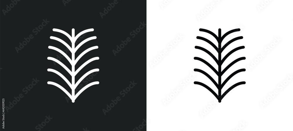 yew leaf icon isolated in white and black colors. yew leaf outline vector icon from nature collection for web, mobile apps and ui. yew leaf icon isolated in white and black colors. yew leaf outline vector icon from nature collection for web, mobile apps and ui.