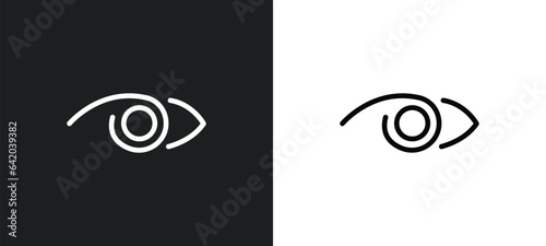 jackal icon isolated in white and black colors. jackal outline vector icon from shapes collection for web, mobile apps and ui.