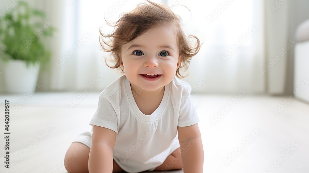 Radiant Happiness: A Captivating Portrait of a Joyful Child, Bathed in Light, Brimming with Innocence and Delight Radiant Happiness: A Captivating Portrait of a Joyful Child, Bathed in Light, Brimming with Innocence and Delight