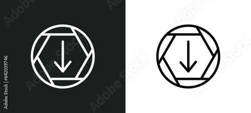 under icon isolated in white and black colors. under outline vector icon from signs collection for web, mobile apps and ui.