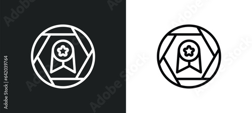 superior icon isolated in white and black colors. superior outline vector icon from signs collection for web, mobile apps and ui.