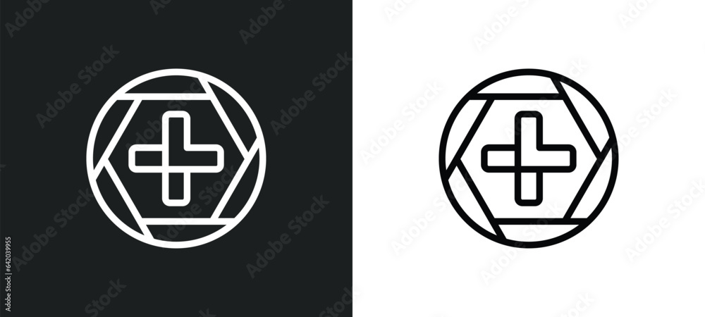 addition icon isolated in white and black colors. addition outline vector icon from signs collection for web, mobile apps and ui. addition icon isolated in white and black colors. addition outline vector icon from signs collection for web, mobile apps and ui.