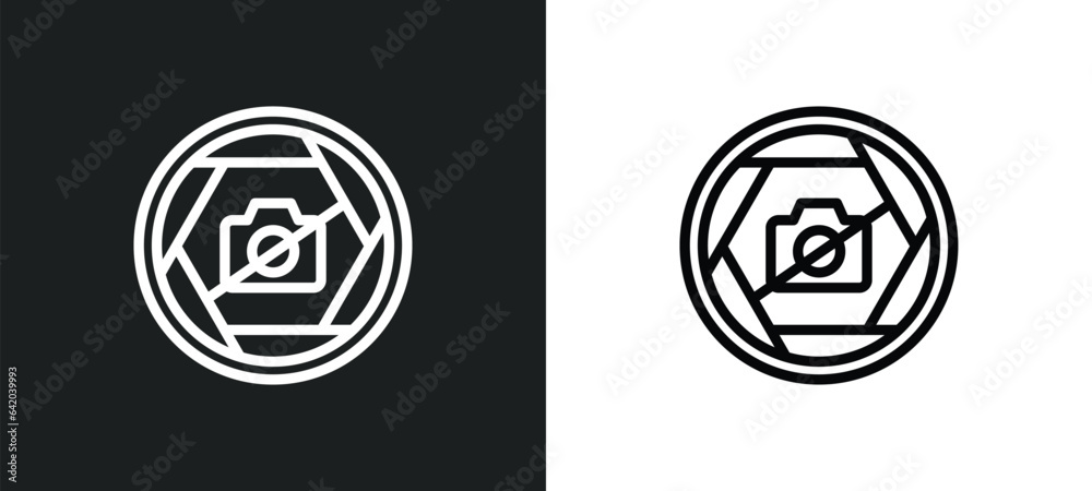 no camera icon isolated in white and black colors. no camera outline vector icon from signs collection for web, mobile apps and ui.