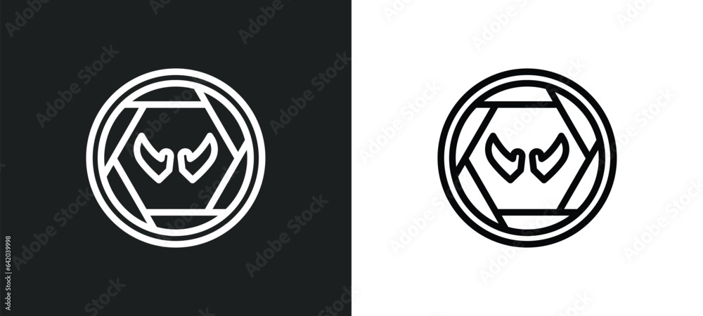 null icon isolated in white and black colors. null outline vector icon from collection for web, mobile apps and ui. null icon isolated in white and black colors. null outline vector icon from collection for web, mobile apps and ui.