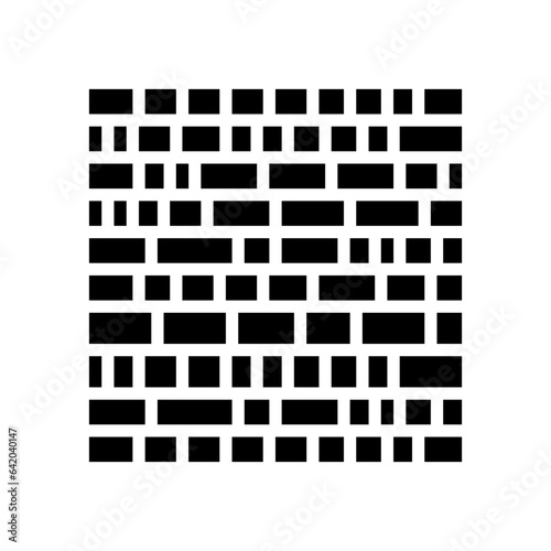 western wall wailing wall glyph icon vector. western wall wailing wall sign. isolated symbol illustration