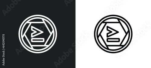 is greater than icon isolated in white and black colors. is greater than outline vector icon from signs collection for web, mobile apps and ui.