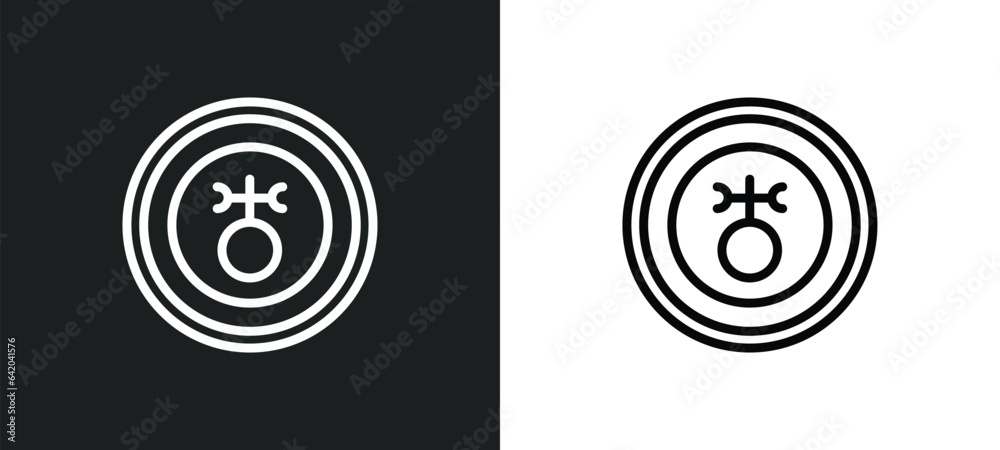 antimony icon isolated in white and black colors. antimony outline vector icon from zodiac collection for web, mobile apps and ui. antimony icon isolated in white and black colors. antimony outline vector icon from zodiac collection for web, mobile apps and ui.