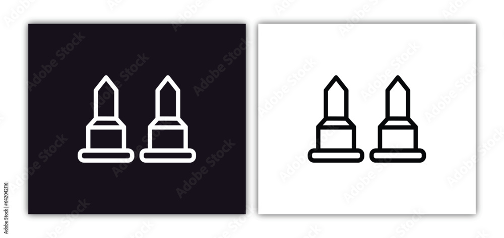 two bullets icon isolated in white and black colors. two bullets outline vector icon from army and war collection for web, mobile apps and ui. two bullets icon isolated in white and black colors. two bullets outline vector icon from army and war collection for web, mobile apps and ui.