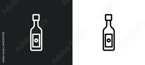 cachaca icon isolated in white and black colors. cachaca outline vector icon from brazilia collection for web  mobile apps and ui.