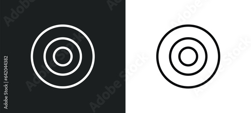 car spare wheel icon isolated in white and black colors. car spare wheel outline vector icon from car parts collection for web, mobile apps and ui.