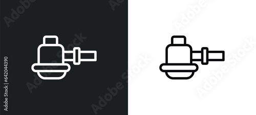 car sump icon isolated in white and black colors. car sump outline vector icon from car parts collection for web, mobile apps and ui.