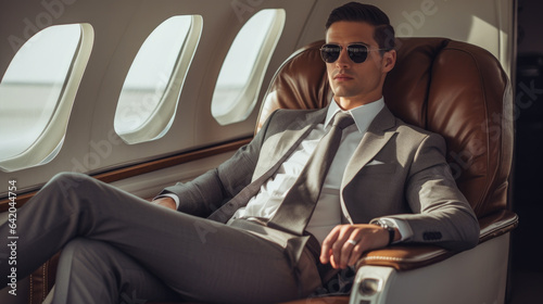 Business Man and His Private Airplane © Ezio Gutzemberg