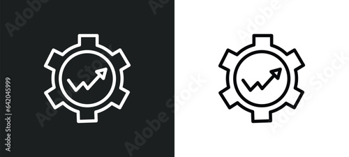 potential icon isolated in white and black colors. potential outline vector icon from marketing collection for web, mobile apps and ui.