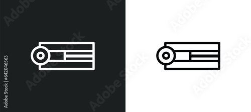 stapler remover icon isolated in white and black colors. stapler remover outline vector icon from miscellaneous collection for web, mobile apps and ui.