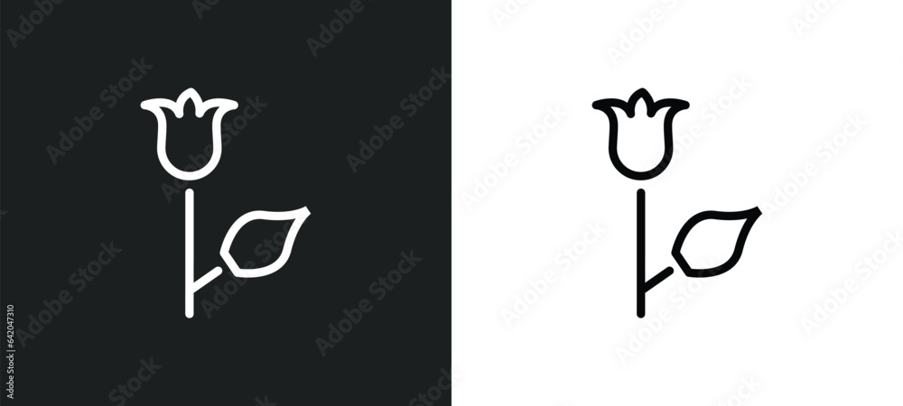 bluebell icon isolated in white and black colors. bluebell outline vector icon from nature collection for web, mobile apps and ui. bluebell icon isolated in white and black colors. bluebell outline vector icon from nature collection for web, mobile apps and ui.