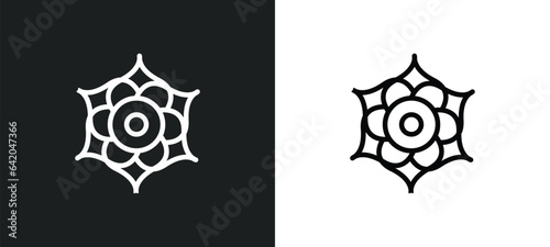 jonquil icon isolated in white and black colors. jonquil outline vector icon from nature collection for web, mobile apps and ui.