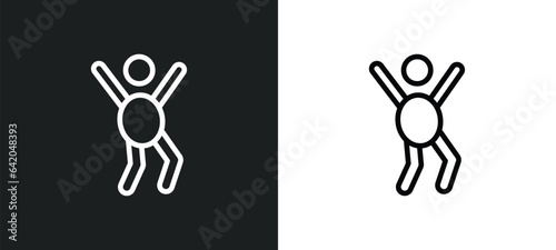 life icon isolated in white and black colors. life outline vector icon from people collection for web, mobile apps and ui.