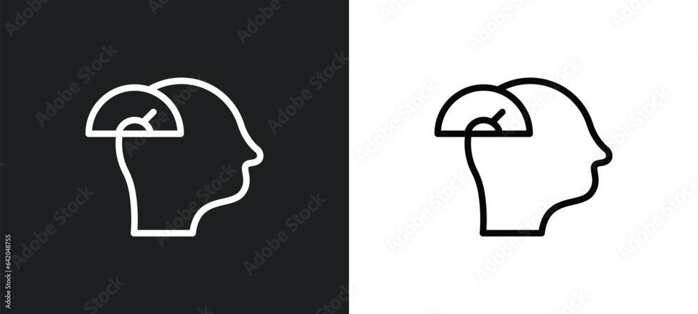 mind tachometer icon isolated in white and black colors. mind tachometer outline vector icon from productivity collection for web, mobile apps and ui. mind tachometer icon isolated in white and black colors. mind tachometer outline vector icon from productivity collection for web, mobile apps and ui.