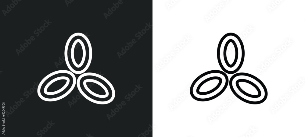 holy trinity icon isolated in white and black colors. holy trinity outline vector icon from religion collection for web, mobile apps and ui. holy trinity icon isolated in white and black colors. holy trinity outline vector icon from religion collection for web, mobile apps and ui.