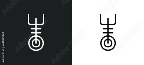 united church of christ icon isolated in white and black colors. united church of christ outline vector icon from religion collection for web, mobile apps and ui.