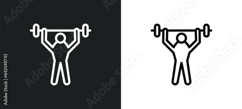 vascular workout icon isolated in white and black colors. vascular workout outline vector icon from sauna collection for web, mobile apps and ui.