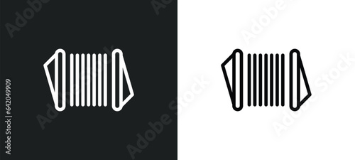 cotton reel icon isolated in white and black colors. cotton reel outline vector icon from sew collection for web, mobile apps and ui.