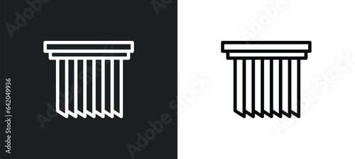 pleat icon isolated in white and black colors. pleat outline vector icon from sew collection for web, mobile apps and ui.