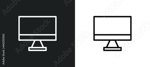 mass media icon isolated in white and black colors. mass media outline vector icon from social media marketing collection for web, mobile apps and ui.