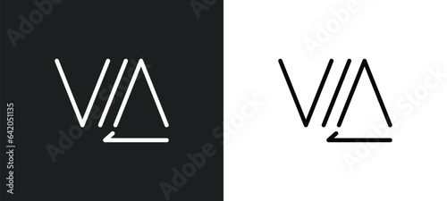 kerning icon isolated in white and black colors. kerning outline vector icon from technology collection for web, mobile apps and ui.