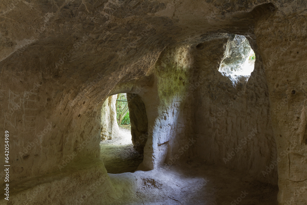 Portuguese cave, Trespaderne, Burgos, Castilla y Leon, Spain