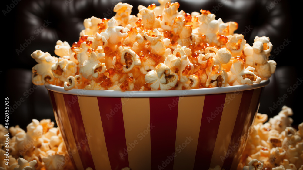 Popcorn time: Capturing the essence of movie moments with buttery delight Popcorn time: Capturing the essence of movie moments with buttery delight