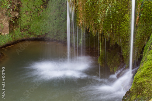 Waterfall in Tobera, Trespaderne, Castilla y Leon, Spain photo
