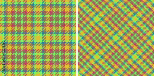 Tartan vector fabric of check plaid seamless with a background pattern textile texture.