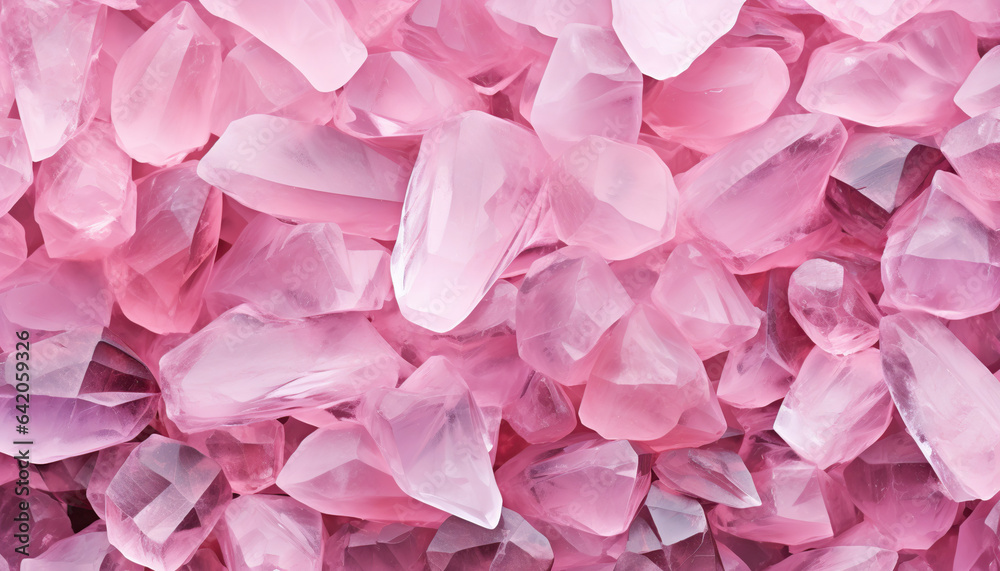 Rose quartz pink crystal rocks realistic hyper-detail 8K Rose quartz pink crystal rocks realistic hyper-detail 8K