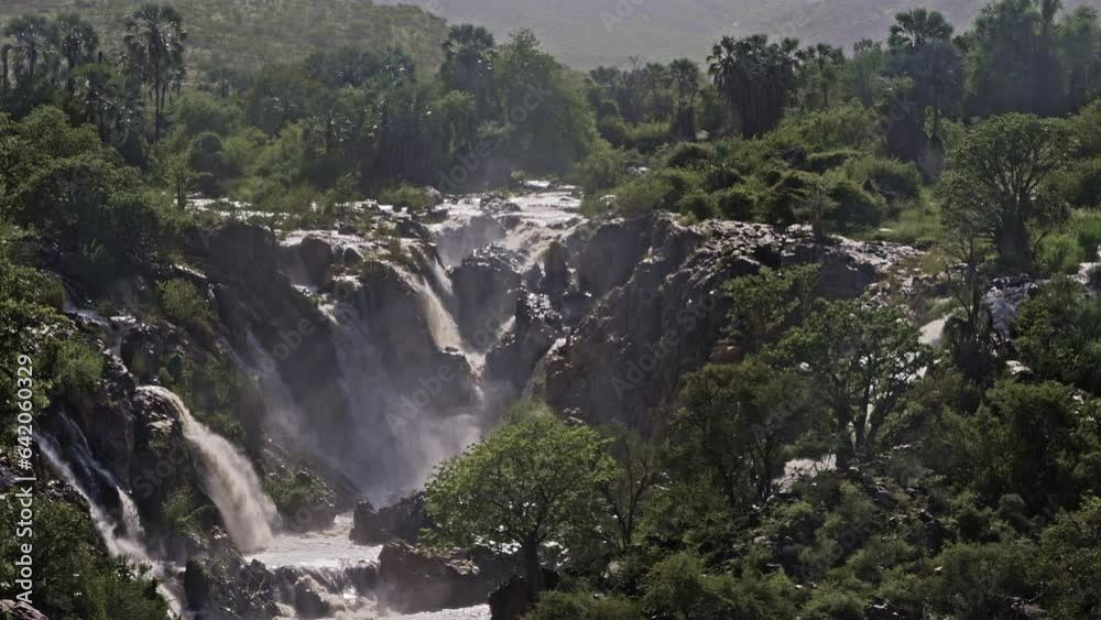 Epupa Falls on the Kunene River Epupa Falls on the Kunene River