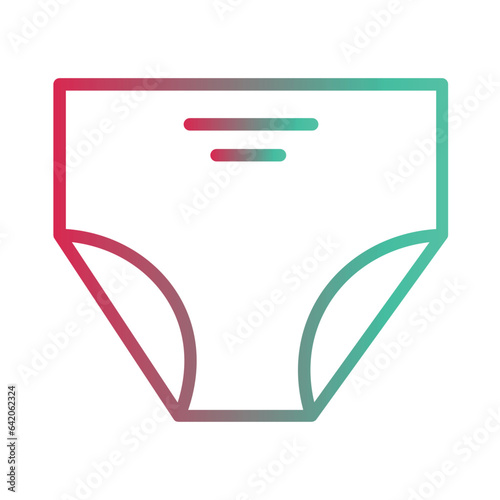 Baby Briefs Diaper Icon