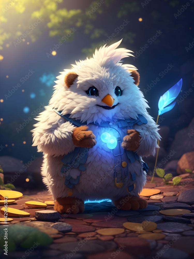 Obraz premium Mascot related to electric power
