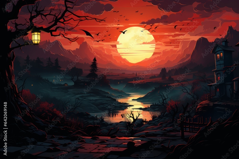 Halloween scene, halloween background with bats, moon view, Halloween night background, Halloween night scene, Halloween background with house, Halloween scene, halloween background with bats, moon view, Halloween night background, Halloween night scene, Halloween background with house,
