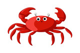 Crab icon. Vector illustration design.