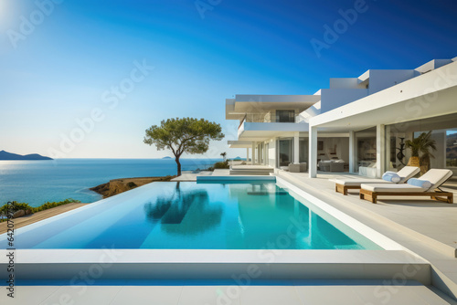 Luxury Home with Pool by the Sea © AIproduction
