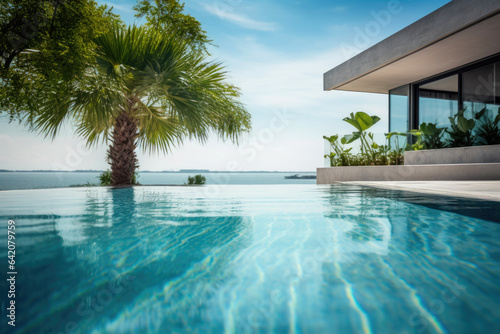 Seaside Mansion Pool © AIproduction