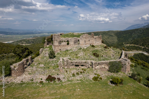 Old castle; Yogurtcu Castle, Manisa - Turkey photo